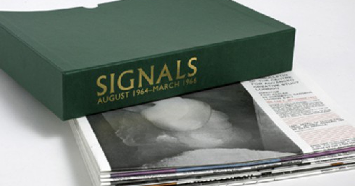 Publication Signals Magazine 19641966 Richard Saltoun
